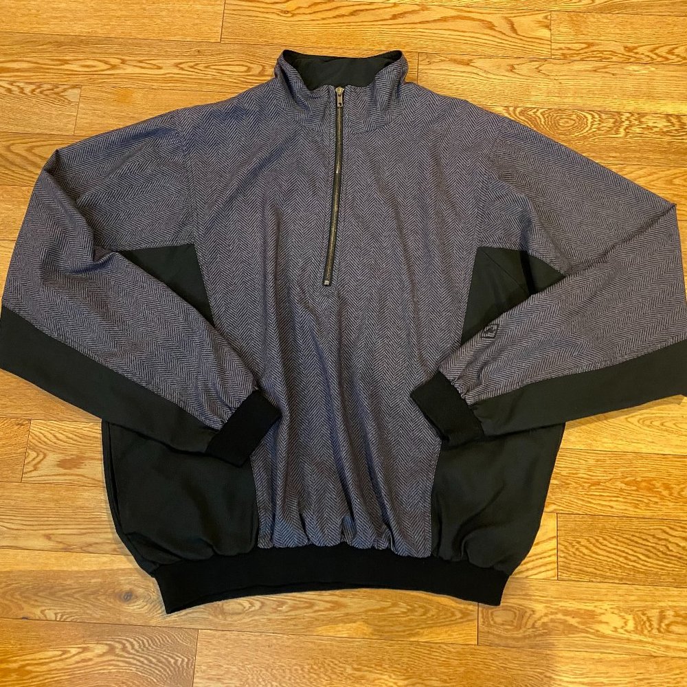 Vintage Roche Pullover Half Zip Track Jacket Men XL Windbreaker Made In USA
